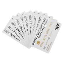 Lot de 10 cartes de crédit Trumps Everything en carton blanc, carte d'insertion de portefeuille, carte romantique, cadeaux d'affaires