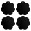 4 Induction Hob Protector Mat 25cm Anti- Mat Silicone Cooktop Scratch Protector Cover Heat Insulated Mat 1