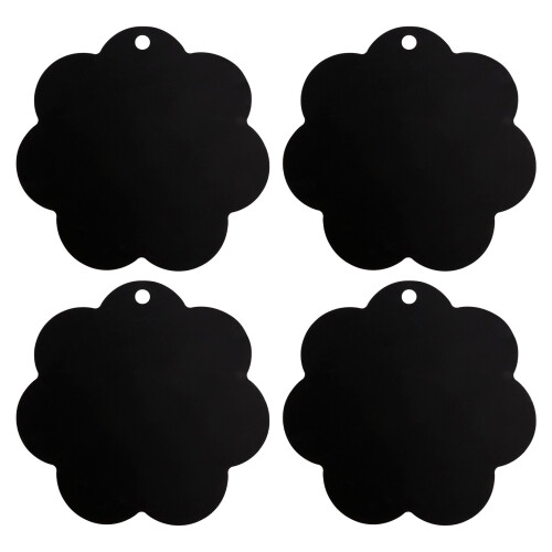 4 Induction Hob Protector Mat 25cm Anti- Mat Silicone Cooktop Scratch Protector Cover Heat Insulated Mat