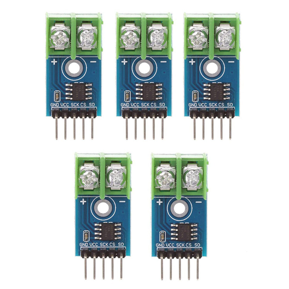 Tlily 5Pcs Max6675 K Type Thermocouple Temperature Sensor Module For