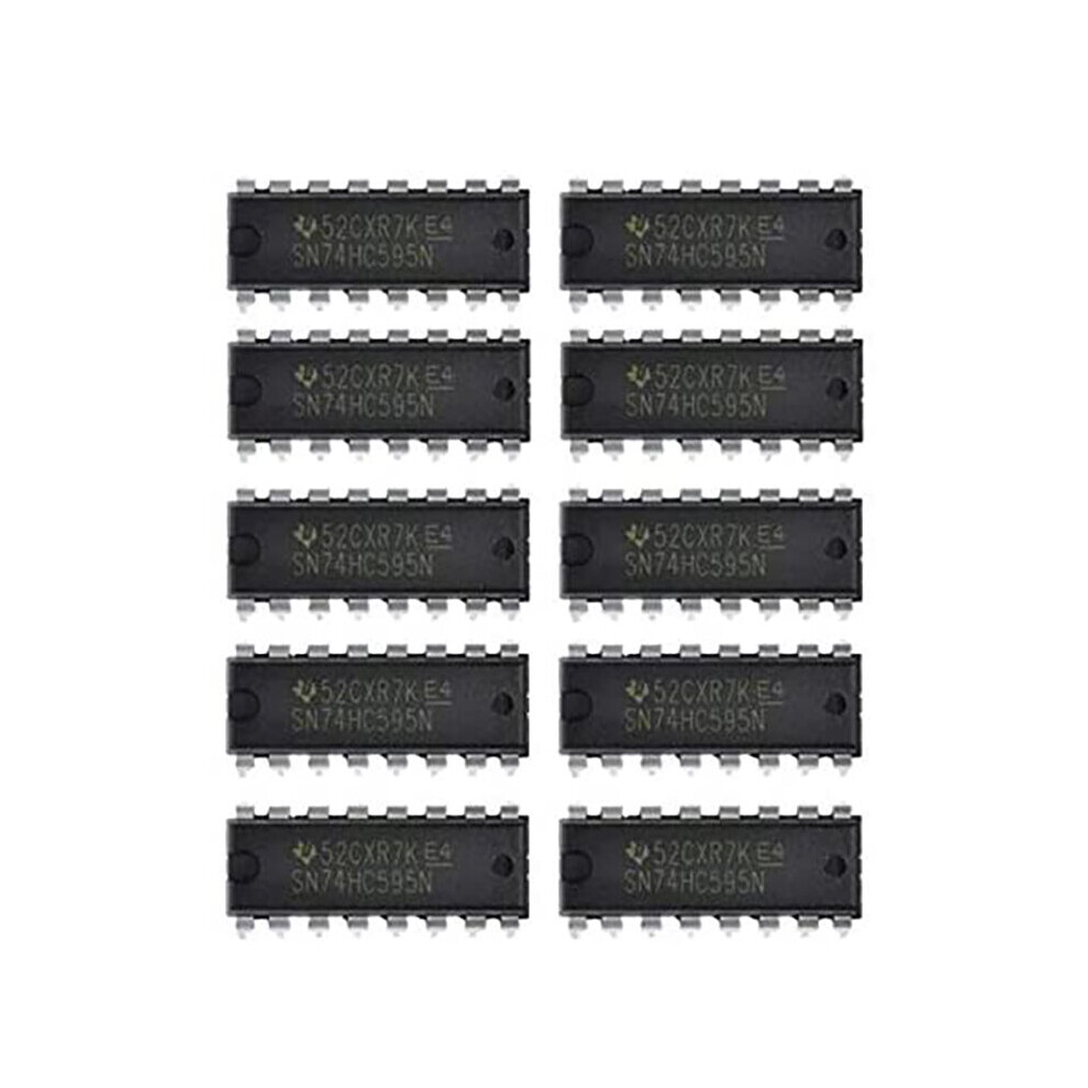 10Pcs Ic 74Hc595 74Hc595n Sn74hc595n Dip-16 Logic-Shift Register 4761339354412