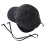 Waterproof Winter Earflap Baseball Hat - Warm Fleece-Lined, Windproof, Adjustable Back, Black 5