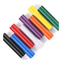 Vinyle adhésif brillant 8 couleurs, rouleau de 5,5 po x 4 pi, feuilles de décalcomanies adhésives - Pas besoin de tapis de découpe