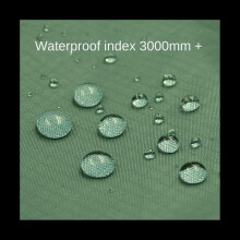 Outdoor Awning Tarp Waterproof Camping Beach Sunshade Shelter Shade Rain Fly Tent Khaki 3X4M