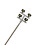 4 PCS HO Scale Model lighting tower,tower lights Model Lights Layout Lamppost for /Garden/Playground/Stadium 7