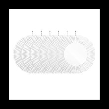 6Pack 8 Zoll Sublimation Wind Spinner Rohlinge 3D Wind Spinner hängende Wind Spinner für Indoor Outdoor Garten Dekoration