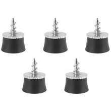 Lot de 5 ventouses pour récupérateur de balles de golf, pour poignée de putter, aides à l'entraînement au golf, noir