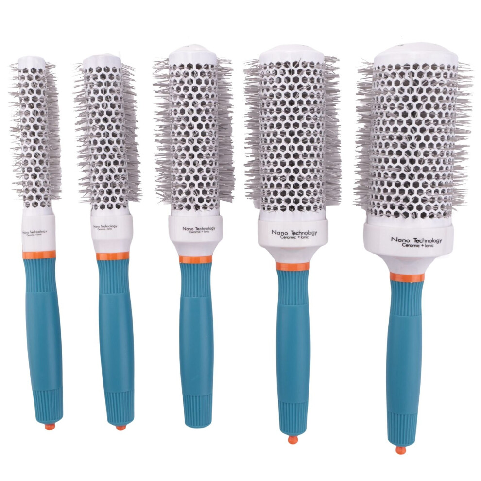 Roller Comb Professional 5 Size Hair Dressing Brushes High Temperature Resistant Round Comb Hair Styling Tool Hairbrush