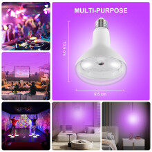 Ampoule UV ultraviolette E26 15 W, lampe de détection fluorescente 220 V/110 V, décoration de fête DJ à domicile