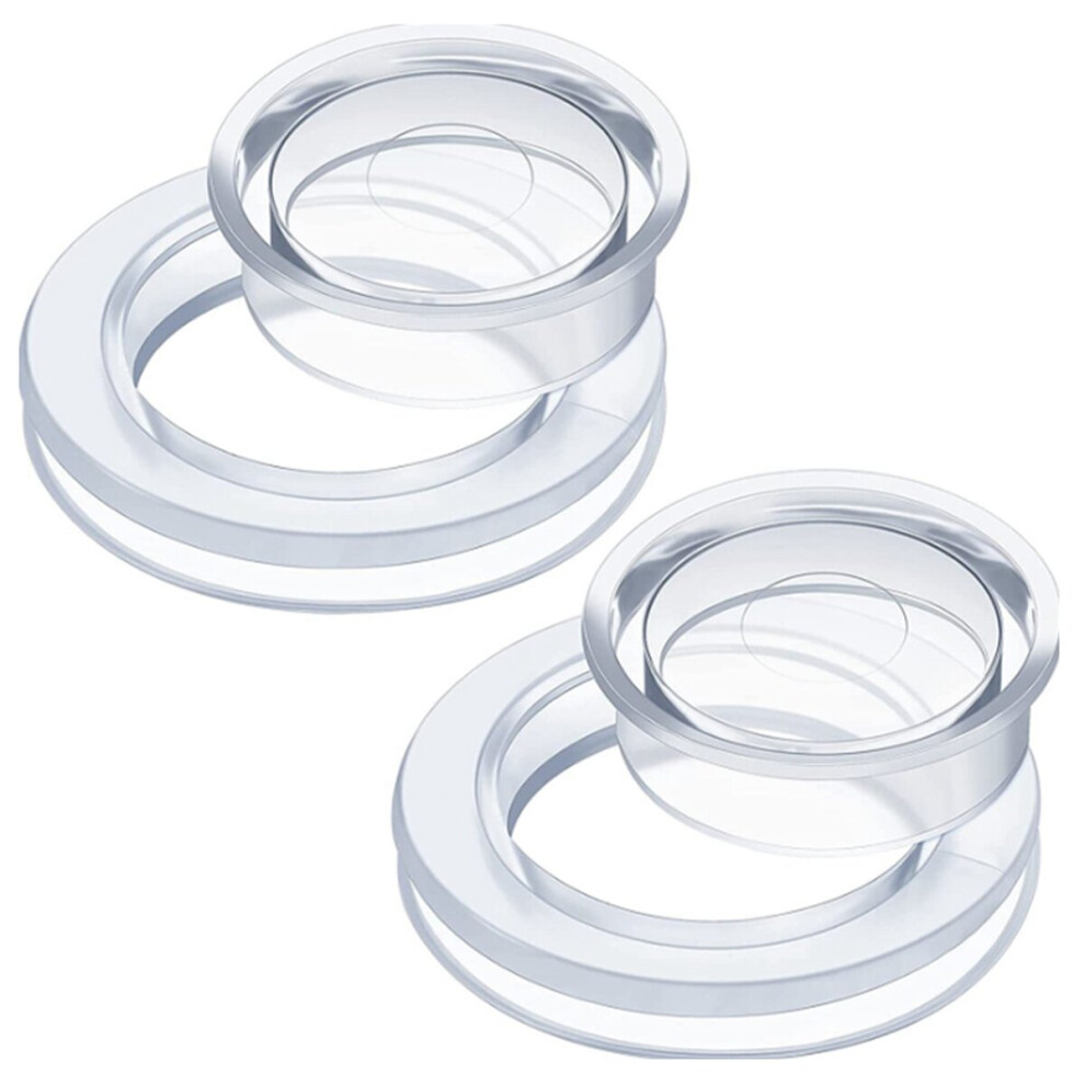 Lot de 2 anneaux de trou de parapluie avec capuchon et manchon de protection pour parapluie, bouchon anti-poussière pour trou de table d'extérieur