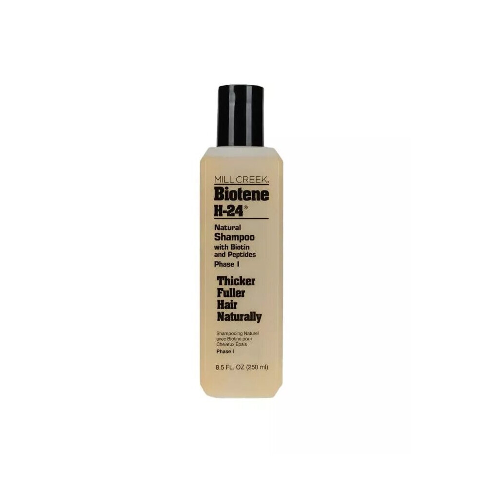 Mill Creek Botanicals Biotin H-24 Natural Shampoo With Biotin And Peptides Phase I 250 mL