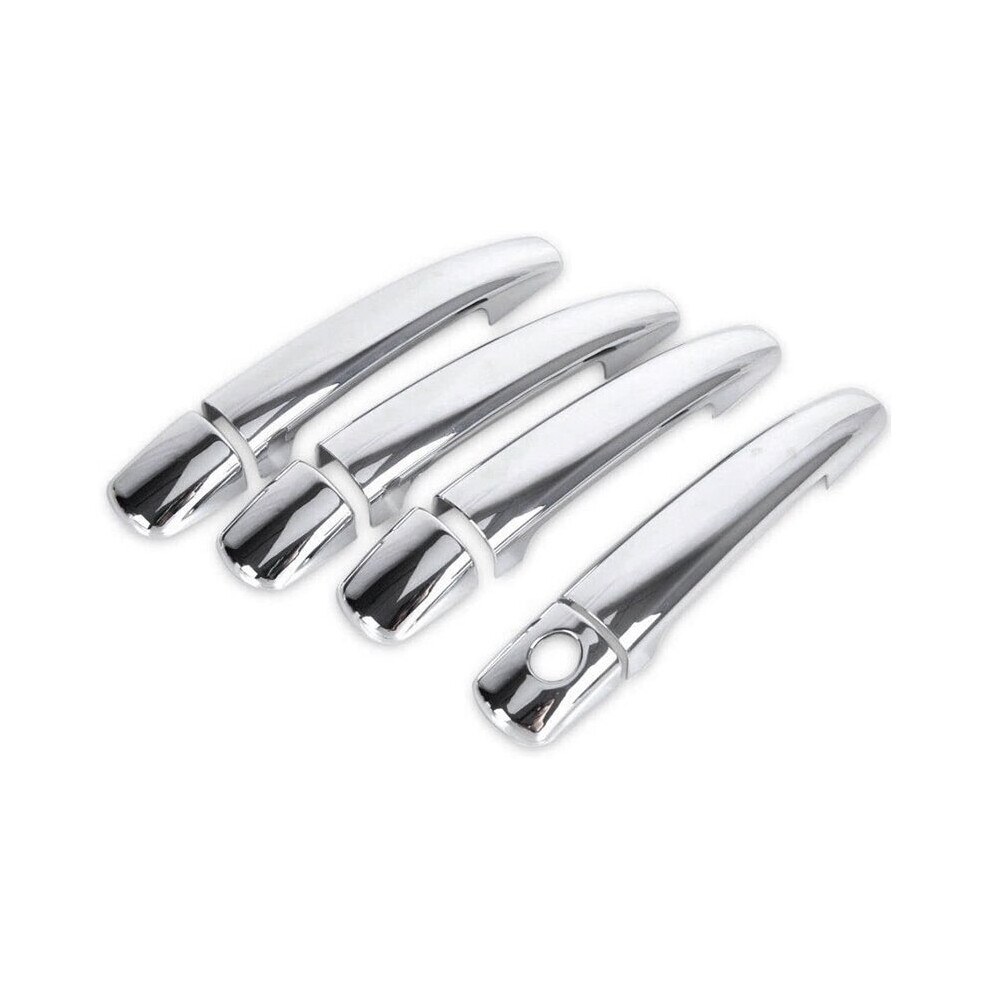 For 208 2012-2018 Luxuriou Chrome Exterior Door Handle Cover Car Accessories Stickers Trim Set 4761339344956