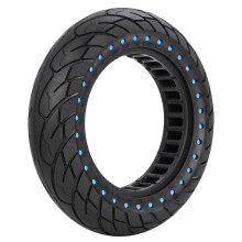 Pneu en caoutchouc pour scooter électrique 10 x 2,5 pouces, anti-crevaison, durable, en nid d'abeille, solide, pour MAX G30, bleu