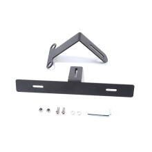 Support de relocalisation de plaque d'immatriculation pour roue de secours arrière pour accessoires Wrangler JK JL 2007-2022, noir