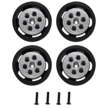 Moyeu de jante de roue en métal pour C14 C24 C34 B14 B24 Q61 Q62 4WD 1/16 RC Truck Car Upgrade Accessoires Pièces, Noir