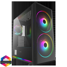 Gaming PC Tower, Intel Core i5-6400 6th Gen, Nvidia GTX1660 6GB GPU, 16 GB DDR4, 256 GB SSD+1TB HDD, Windows 10, WiFi, RGB Gaming Sniper - Refurbished