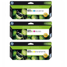 GENUINE Original HP 971XL 3 Colours Value Pack Ink Cartridge Toner