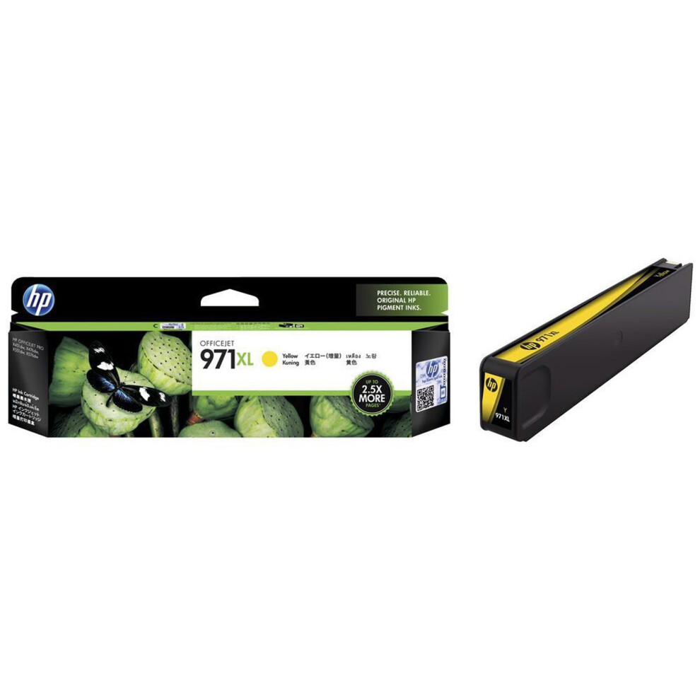 GENUINE Original HP 971XL Yellow Ink Cartridge Toner CN628AA Officejet Pro