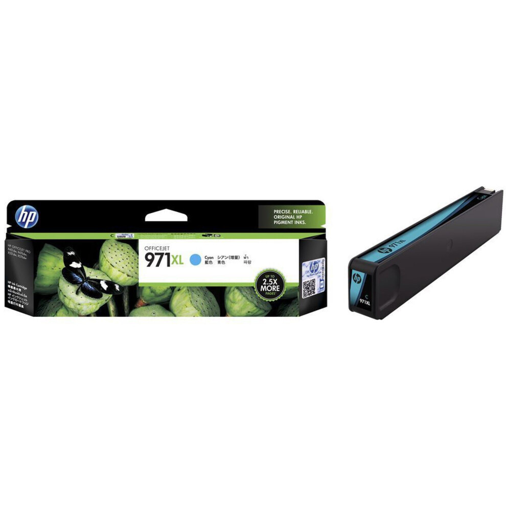 GENUINE Original HP 971XL Cyan Ink Cartridge Toner CN626AA Officejet Pro