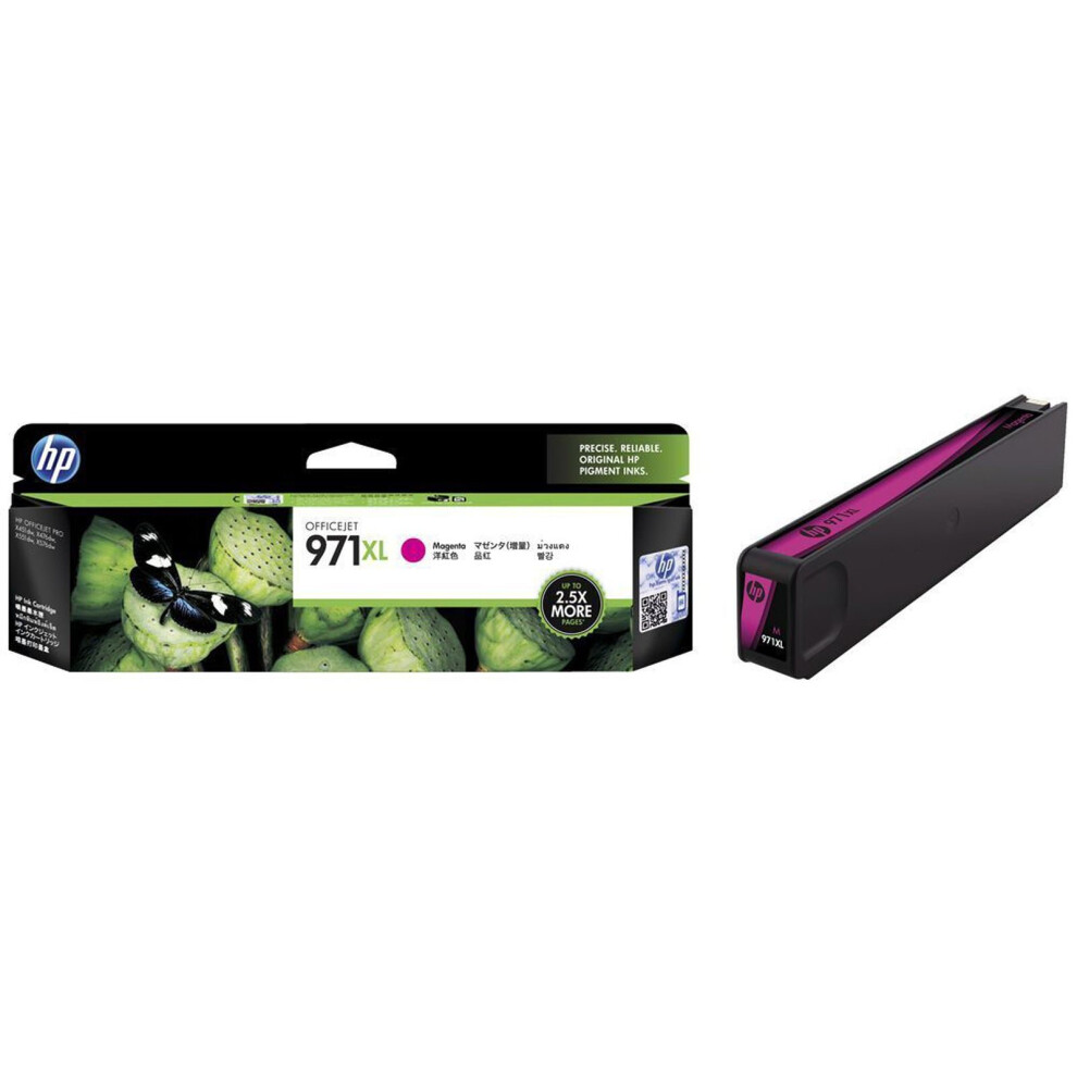 Hp Genuine Original 971XL Magenta Ink Cartridge Toner Cn627aa Officejet Pro