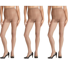 (Size 1) 3x Kayser Plus Nylon Sheers Beige Stockings Womens Pantyhose Tights H10840 Bulk