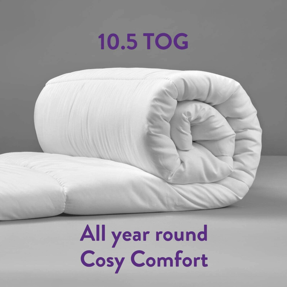 Oxford Homeware (10.5, King- 225 Cm X 220 Cm Approx) Duvet Quilted Tog All Seasons Duvet & Thick Down Duvet Hypo Allergy Quilt Tog 15, 13.5, 10, 4.5