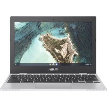 ASUS CX1 11.6" Chromebook - Intel Celeron 4GB RAM 64 GB eMMC Silver - Refurbished