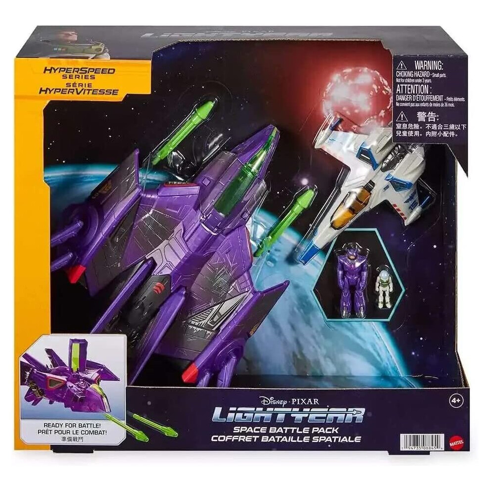 Buzz Lightyear Space Battle Pack Hyperspeed 2 Spaceship +Micro Figures