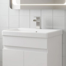 Affine Square Edge White Gloss Recessed Basin - 520mm