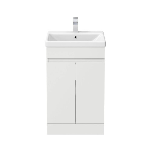 Affine Square Edge White Gloss Recessed Basin - 520mm 1