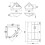Affine White Gloss Recessed Corner Basin - 585mm 3