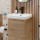 Affine Round Edge White Gloss Recessed Basin - 400mm 1