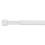 (80-120cm) White Telescopic Extendable Curtain Oval Net Rod 1