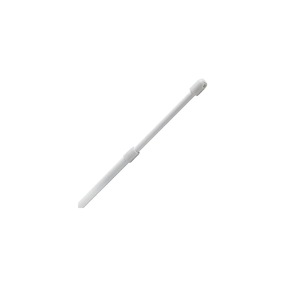 Sales Today Interior (150-200Cm) Round Telescopic Extendable Net Curtain Rod White