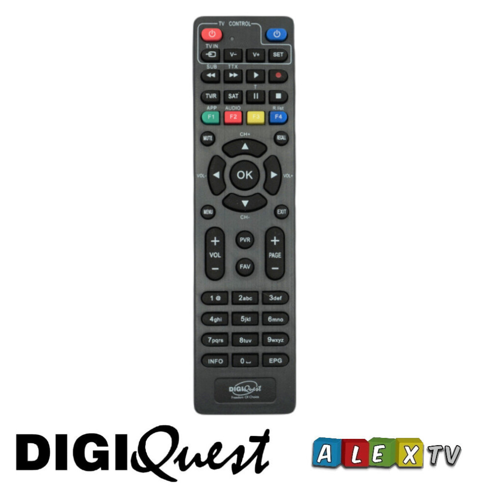 Digiquest Q30 Hd Classic Tivusat Genuine Replacement Rcu Remote Control 3301414172770