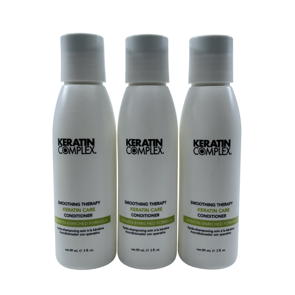 Keratin Complex Smoothing Therapy Keratin Care Conditioner 3 OZ Set Of 3