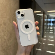 (iphone12 Pro MAX) Magnetic Wireless Charging Clear Phone Case