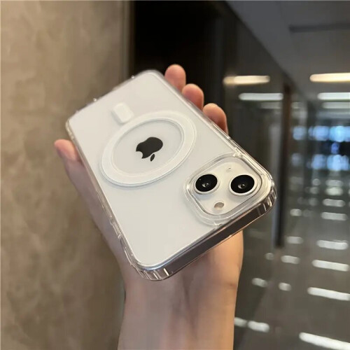 (iphone12 Pro) Magnetic Wireless Charging Clear Phone Case 2