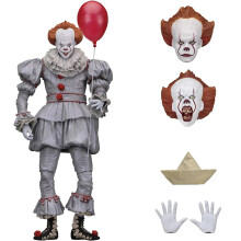 IT Ultimate Pennywise Clown Action Figur Film Charakter Modell Set Halloween Geburtstag Geschenke Home Desktop Ornament