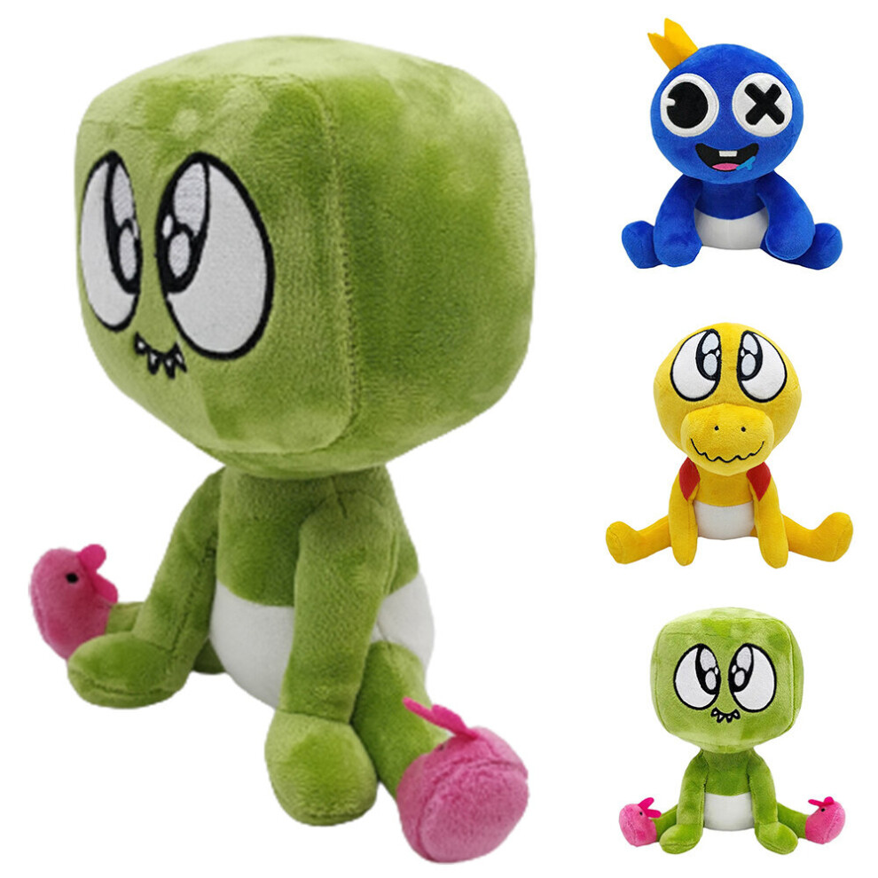(Green) Roblox Rainbow Friends Plush Baby Toy Soft Stuffed Hug Cute Doll Kids Gifts for Roblox Game Fans