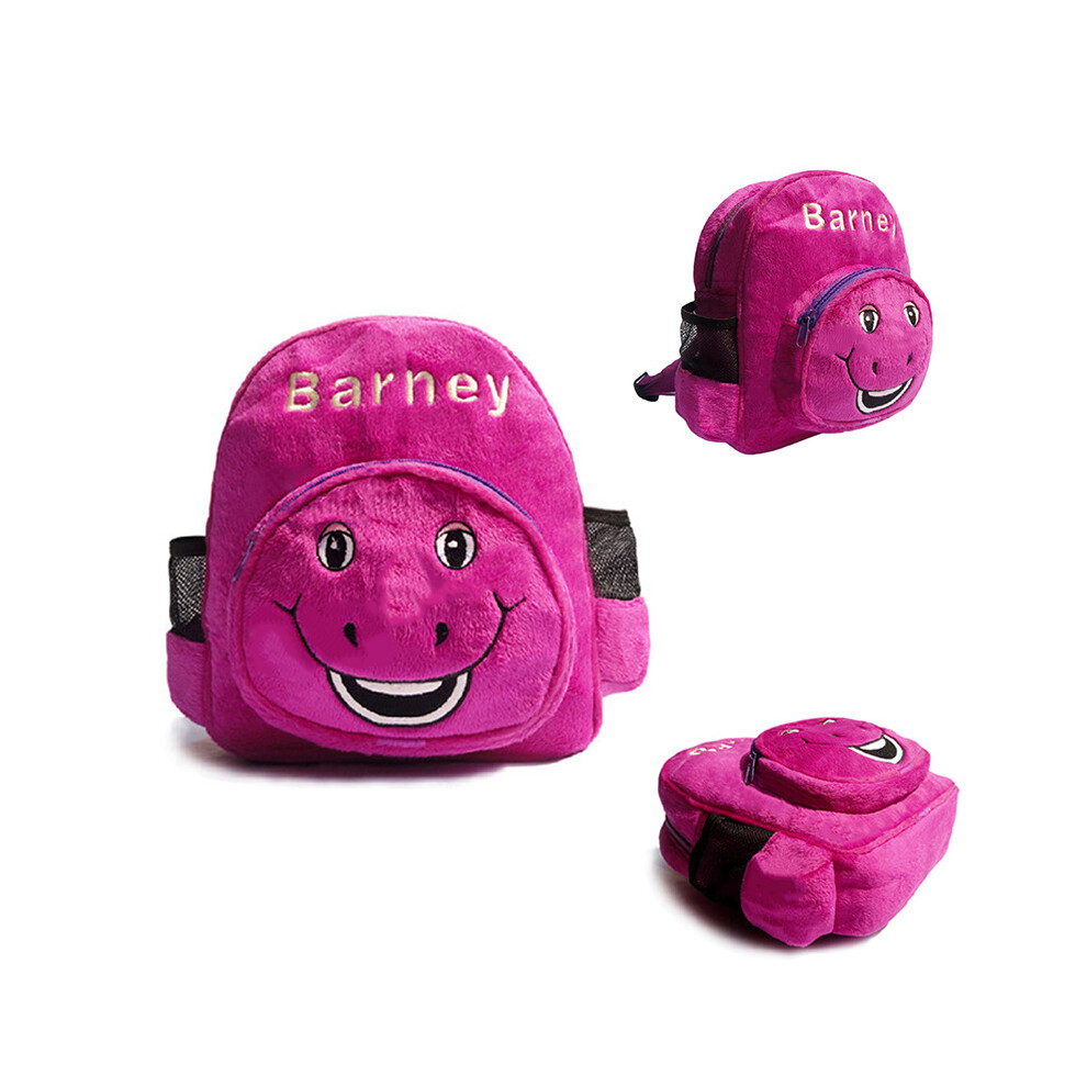 And Friends Barney Plush Kindergarten School Bag Dinosaur Backpack Gift Cute