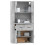 VidaXL vidaXL Highboard Concrete Grey Engineered Wood Cupboard Sideboard Cabinet 7