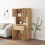 VidaXL vidaXL Highboard Sonoma Oak Engineered Wood Cupboard Sideboard Storage Cabinet 3