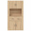 VidaXL vidaXL Highboard Sonoma Oak Engineered Wood Cupboard Sideboard Storage Cabinet 8