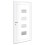 VidaXL vidaXL Haustür Anthrazit 100x200 cm Aluminium und PVC 6