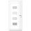 VidaXL vidaXL Haustür Anthrazit 100x210 cm Aluminium und PVC 6