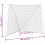 VidaXL vidaXL Portable Baseball Net Practice Net Orange and Black Steel and Polyester 4