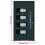 VidaXL vidaXL Haustür Anthrazit 100x200 cm Aluminium und PVC 4