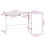 VidaXL vidaXL Corner Desk Computer Desk L-shaped Desk Grey Sonoma Engineered Wood 4