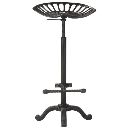 VidaXL vidaXL Barhocker Schwarz Gusseisen 1
